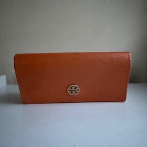 Tory Burch Orange Eyeglass Case